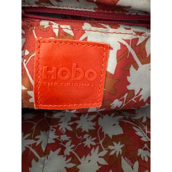 Hobo International Red Patti Leather Tote Shoulder Top Handle Bag - Picture 3 of 9